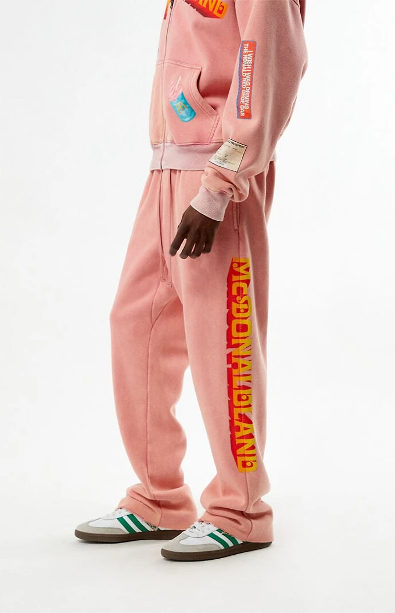 McDonaldland Open Hem Baggy Sweatpants
