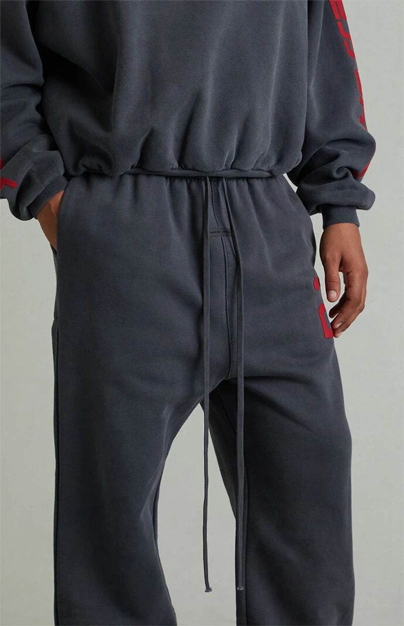 Fear of God ESSENTIALS Iron Gray Tear-Away Baggy Sweatpants