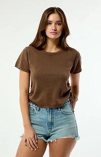 Rhythm Vali Short Sleeve Cinched Top