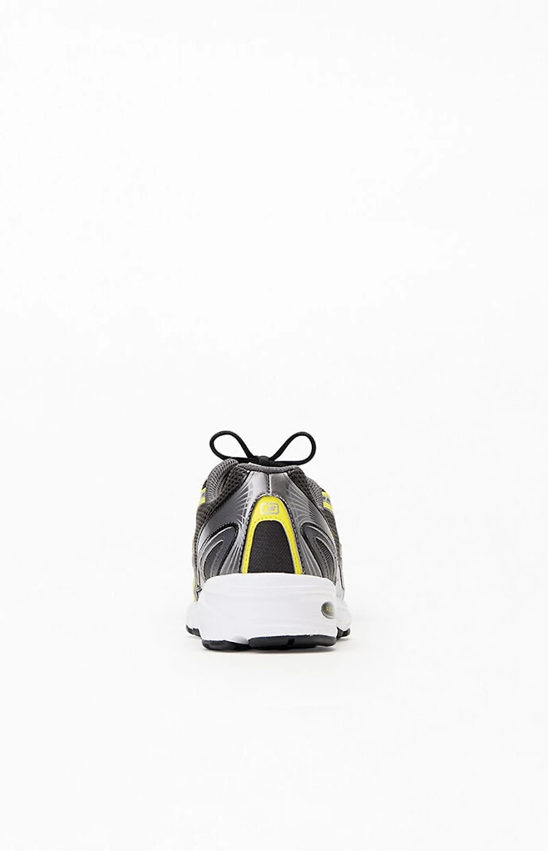 New Balance Black & Yellow 740 Shoes