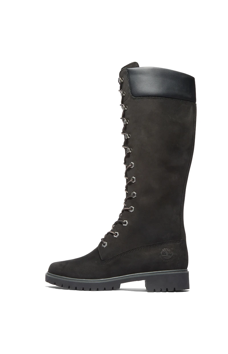 Timberland Women's Black Premium 14inch Lace-Up Waterproof Boots