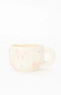 LA Hearts Bow Heart Mug