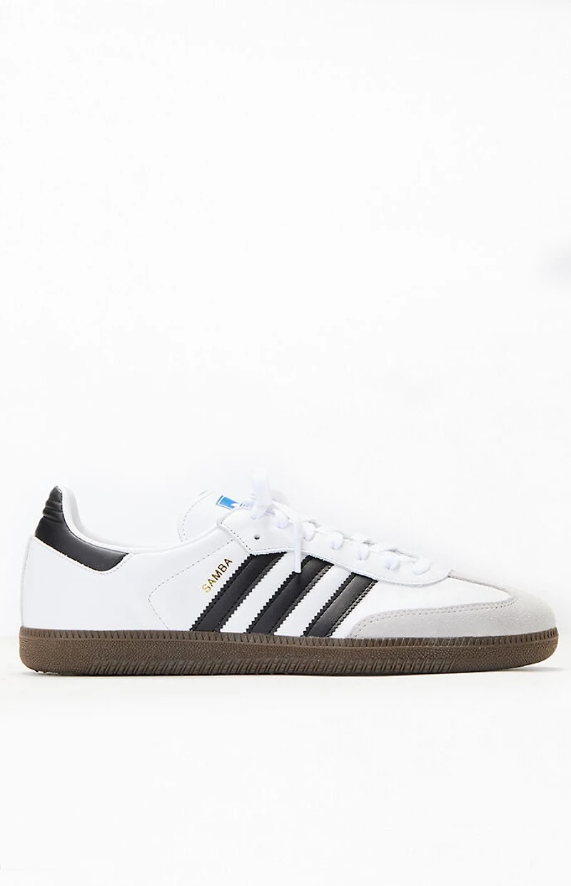 adidas White & Black Samba OG Shoes
