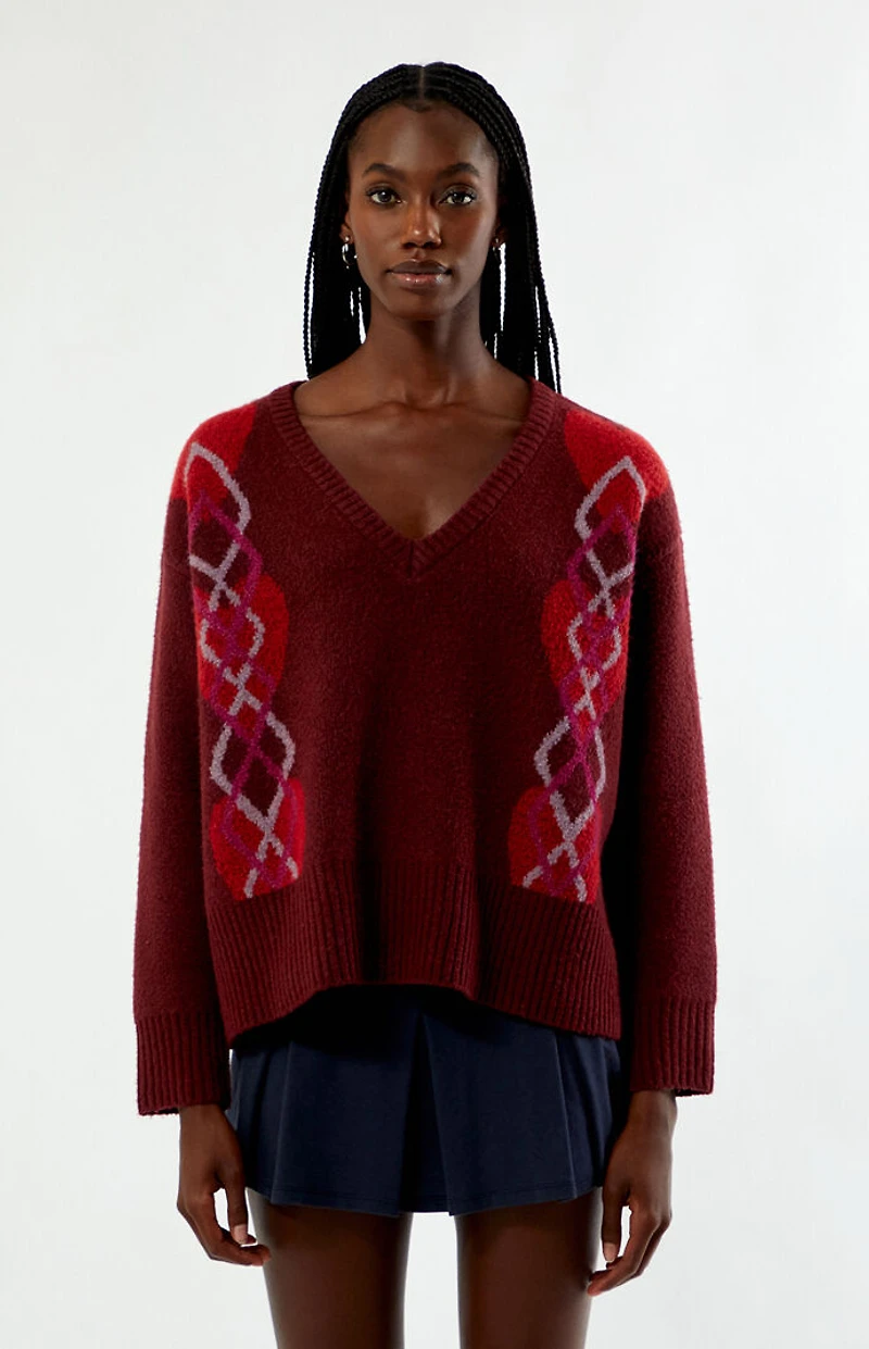 Your Favorite Elin V-Neck Oversized Sweater