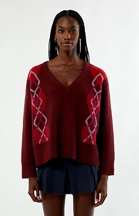 Your Favorite Elin V-Neck Oversized Sweater