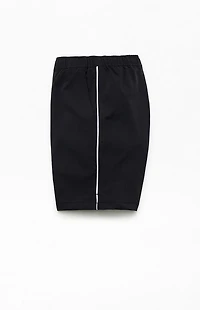 Pacsun Jet Black Chambray 6" Swim Trunks