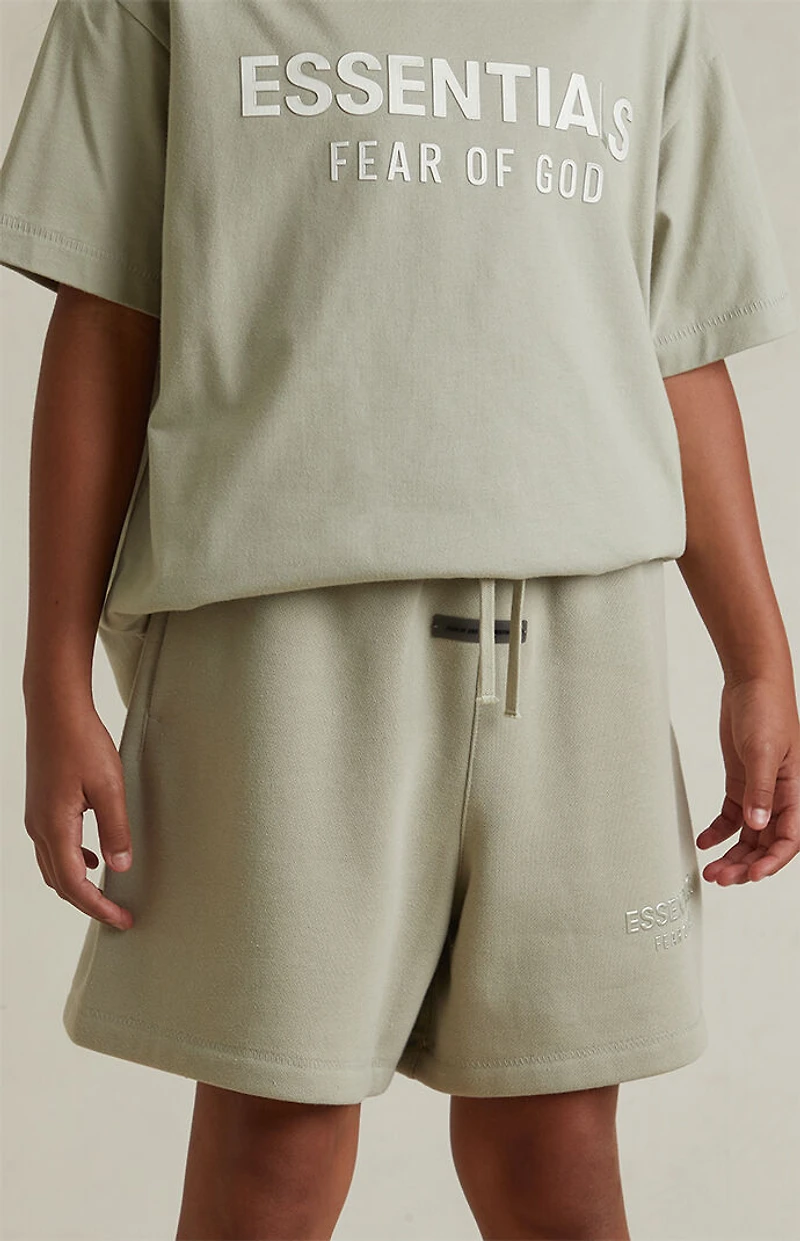 Fear of God ESSENTIALS Kids Abbey Stone Fleece Soccer Sweat Shorts