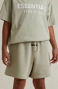 Fear of God ESSENTIALS Kids Abbey Stone Fleece Soccer Sweat Shorts