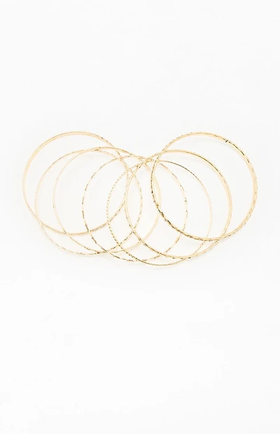 Pacsun Greta Metal Bangle Set