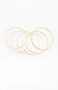Pacsun Greta Metal Bangle Set