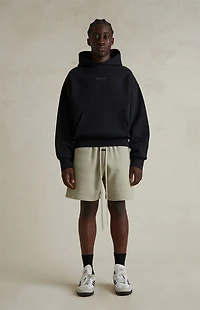 Fear of God ESSENTIALS Jet Black Classic Fleece Hoodie