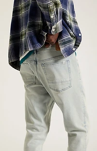 Pacsun Bryce Stacked Skinny Jeans Stretch Light Indigo