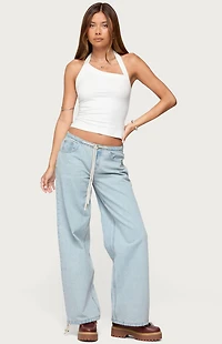 Edikted Meggie Low Rise Jeans