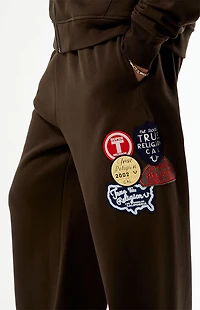 True Religion Vintage Patch Baggy Jogger Sweatpants