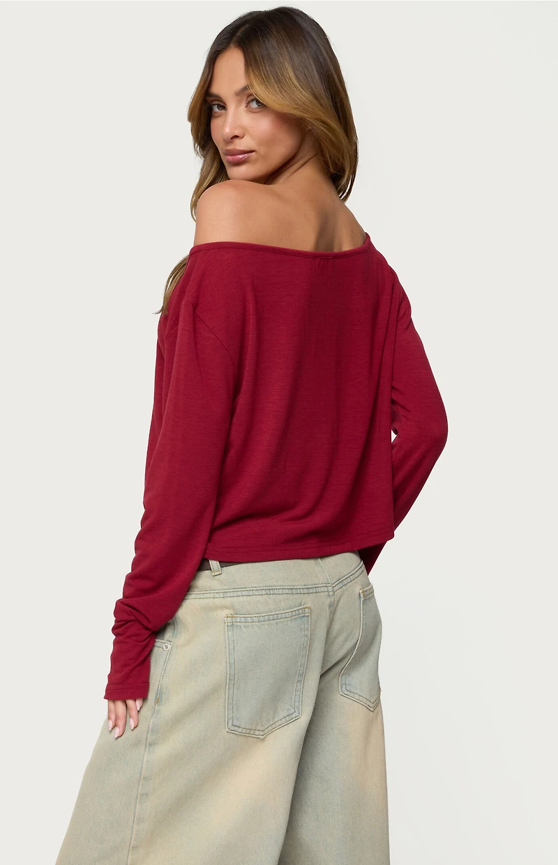Edikted La Babe Off Shoulder Top