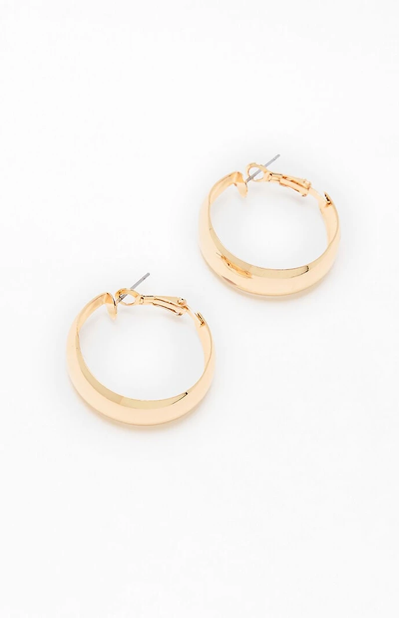 John Galt Gold Hoop Earrings