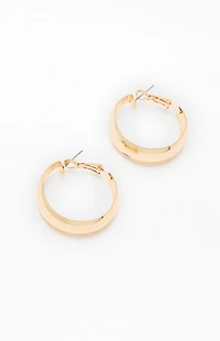John Galt Gold Hoop Earrings
