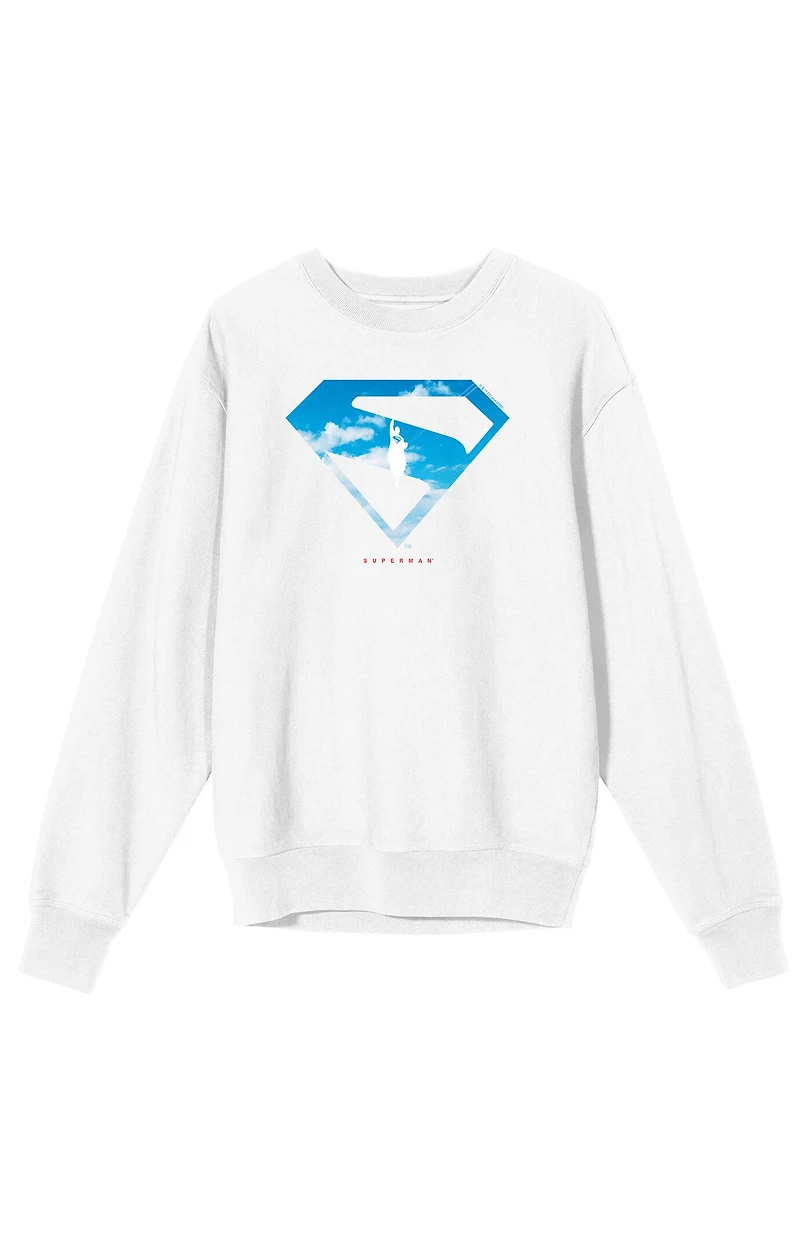Superman 2025 Look Up Crew Neck Sweatshirt