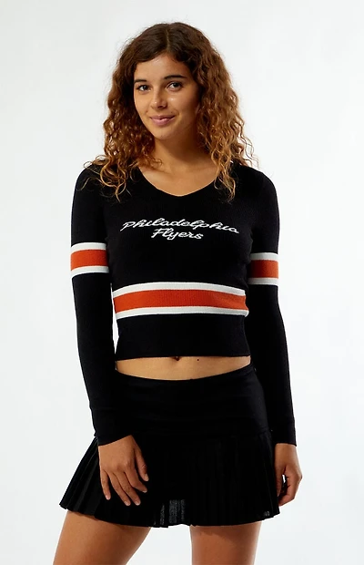 WILD COLLECTIVE x NHL Philadelphia Flyers V-Neck Sweater