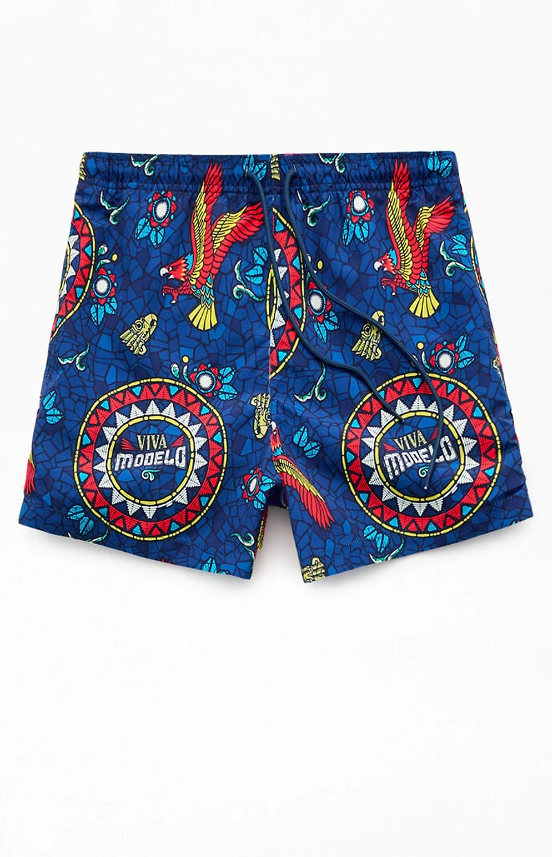 Modelo Eagle Navy Swim Trunks