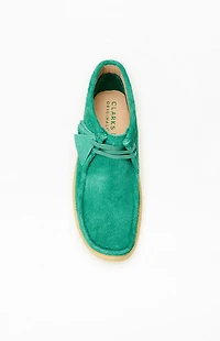 Clarks x Hidden NY Green Suede Wallabee Cup Boots