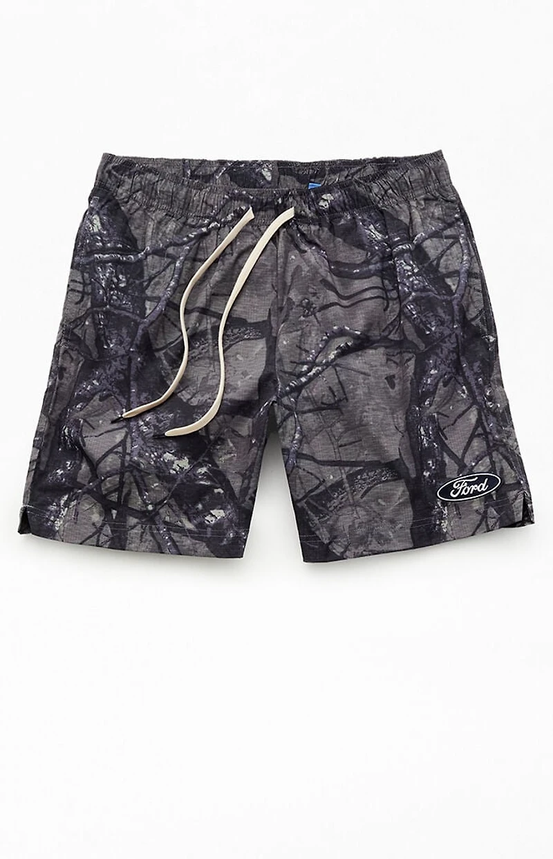 FORD Camo Tree 6.5" Swim Trunks