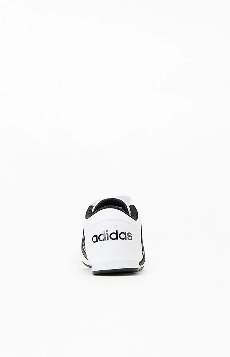 adidas Women's White & Black Tekwen Slip-On Sneakers