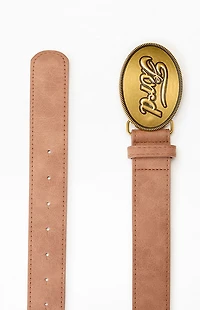 FORD Logo Buckle Leather Belt