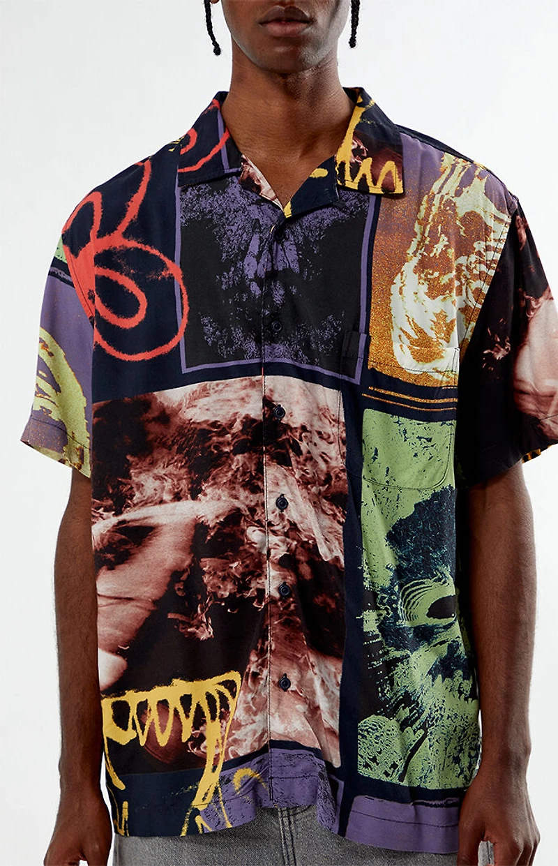 Vans Prospect Collage Woven Camp Shirt