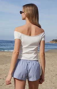 John Galt Gingham Keira Boxer Shorts