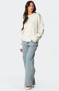 Edikted Rutie Bow Patch Sweater