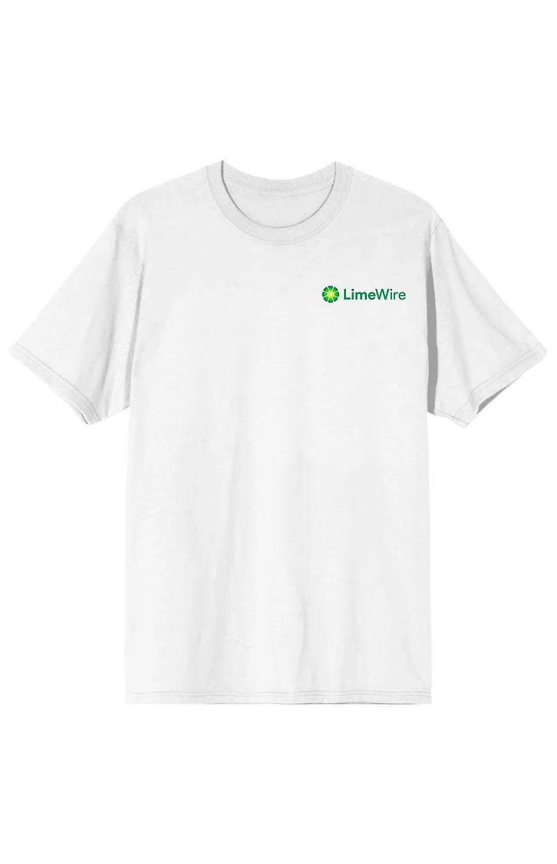 LimeWire Lime Slice Logo Art T-Shirt