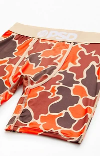 PSD Underwear Duck Orange Camo Boxer Briefs