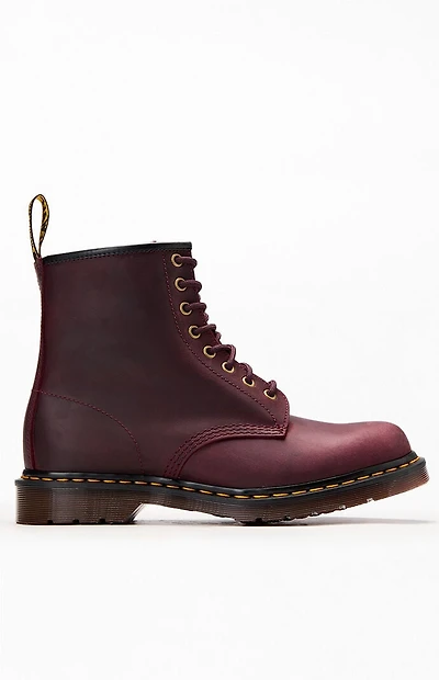 Dr Martens 1460 Cherry Red Crazy Horse Leather Boots