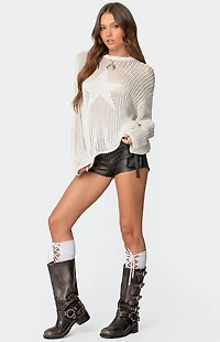 Edikted Seeing Stars Oversized Sweater