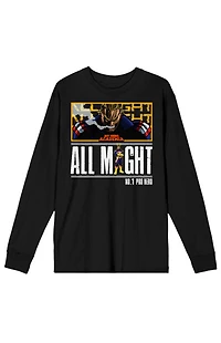 My Hero Academia All Might Panel Long Sleeve T-Shirt