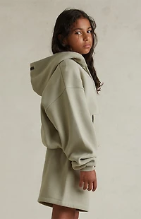 Fear of God ESSENTIALS Kids Abbey Stone Full Zip Fleece Hoodie