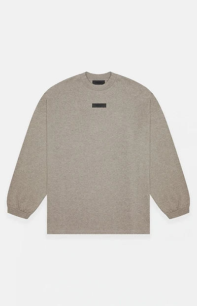 Fear of God ESSENTIALS Heather Grey Long Sleeve T-Shirt