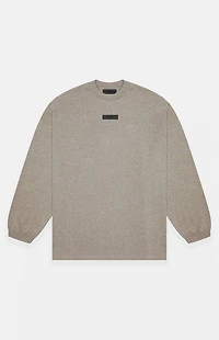 Fear of God ESSENTIALS Heather Grey Long Sleeve T-Shirt