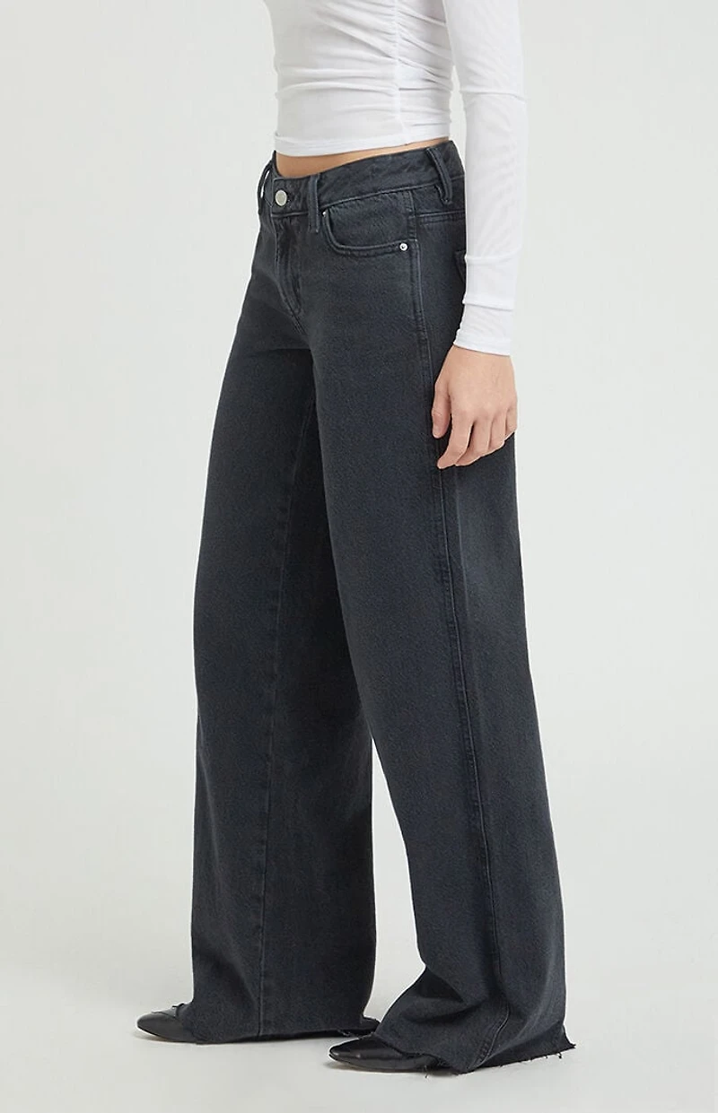 Pacsun Casey Low Rise Baggy Jeans Washed Black