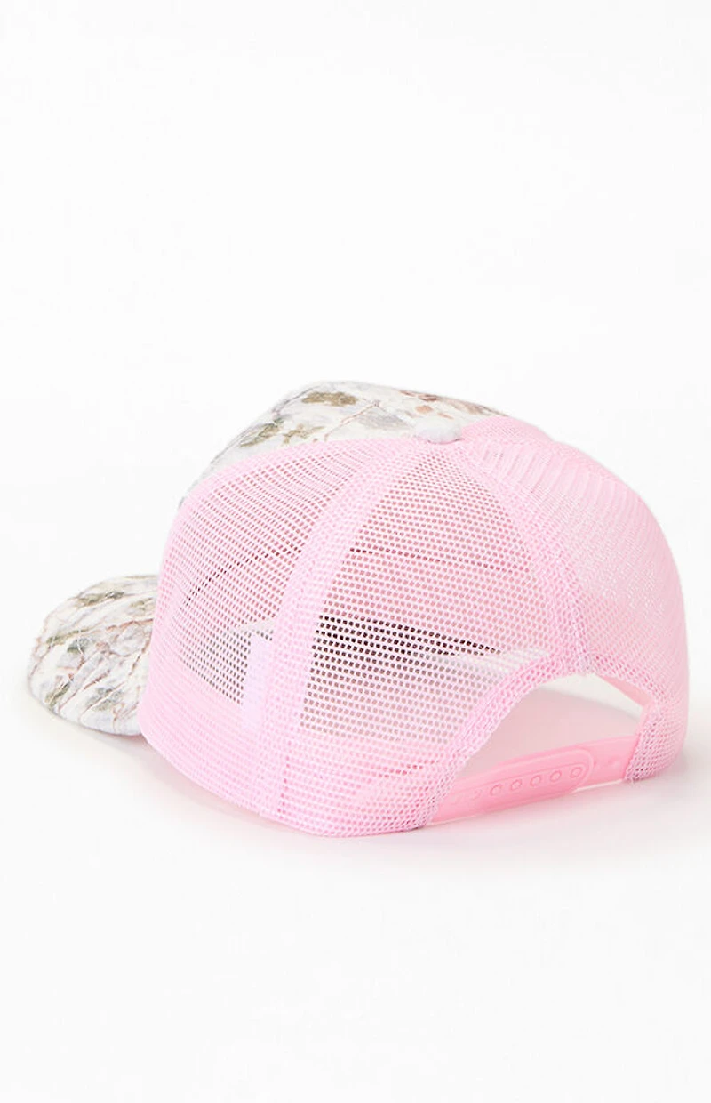 Boys Lie Camo Rose Colored Trucker Hat
