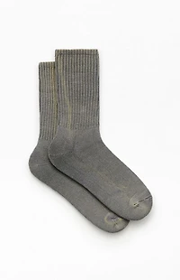 Pacsun Washed Gray Crew Socks