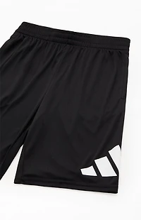 adidas Kids Black Essentials Big Logo Shorts