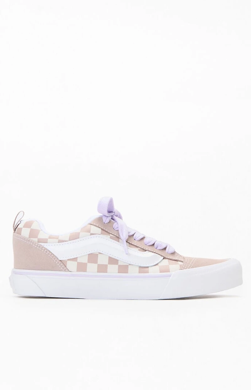 Vans Gray Checkerboard Knu Skool Sneakers