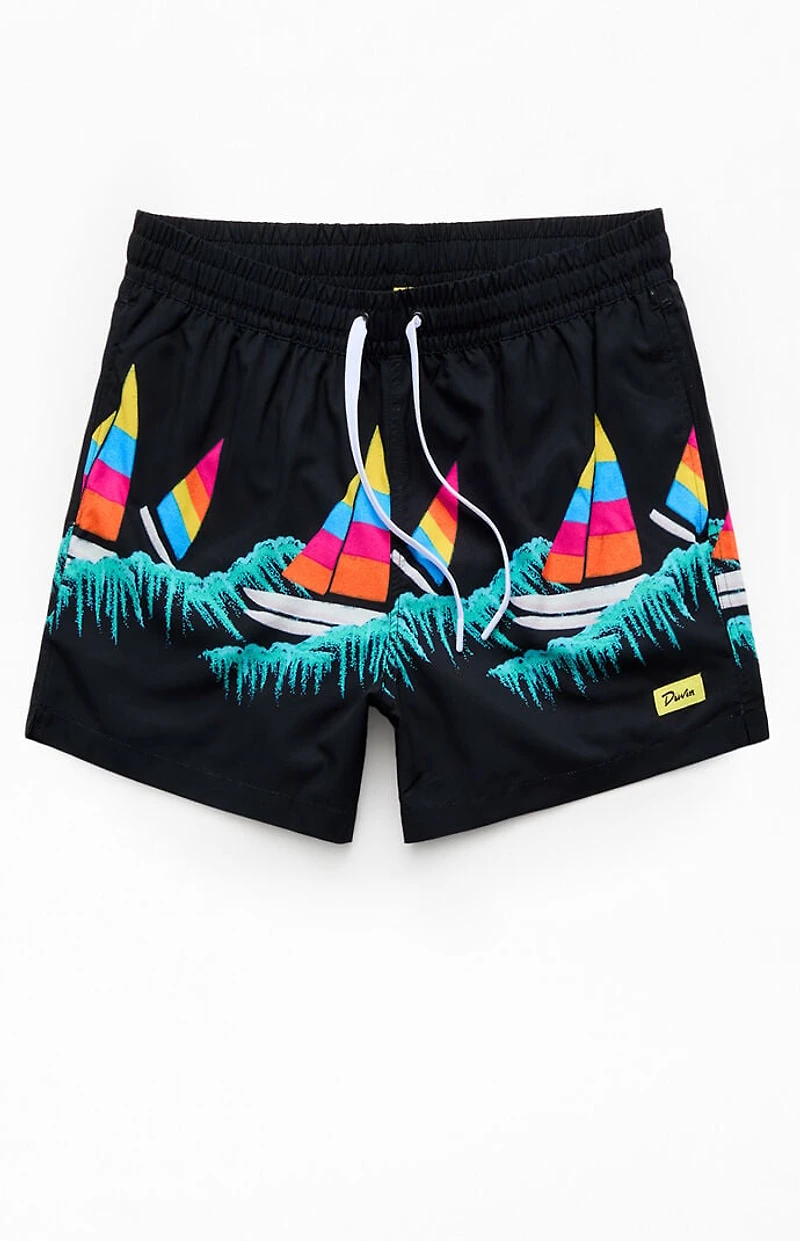 Duvin Design Sailing 4" Swim Trunks