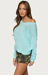 Edikted Geara Knit Long Sleeve Top