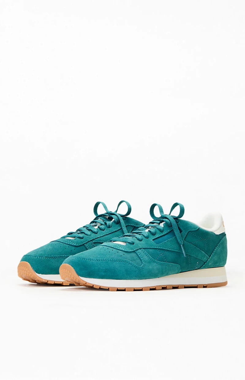 Reebok Teal Classic Leather Shoes