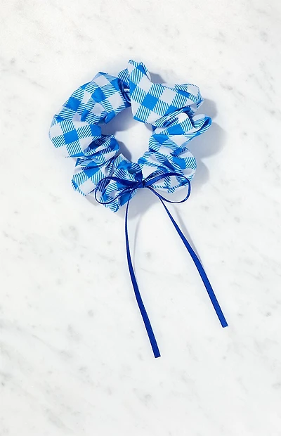 Pacsun Gingham Bow Hair Scrunchie