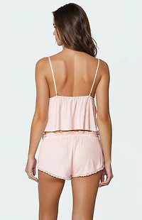 Edikted Dream Babydoll Waffle Tank Top