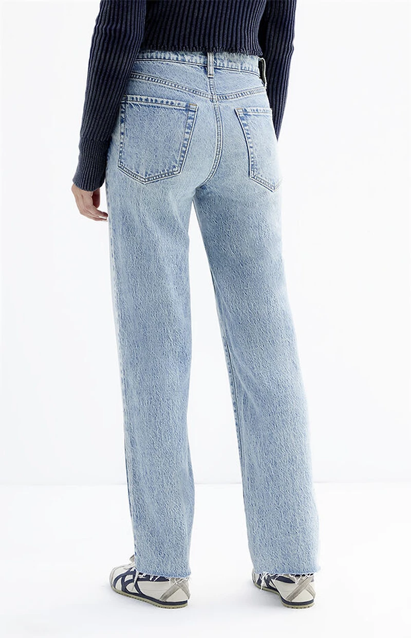 Pacsun Stretch Medium Indigo '90s Straight Leg Jeans